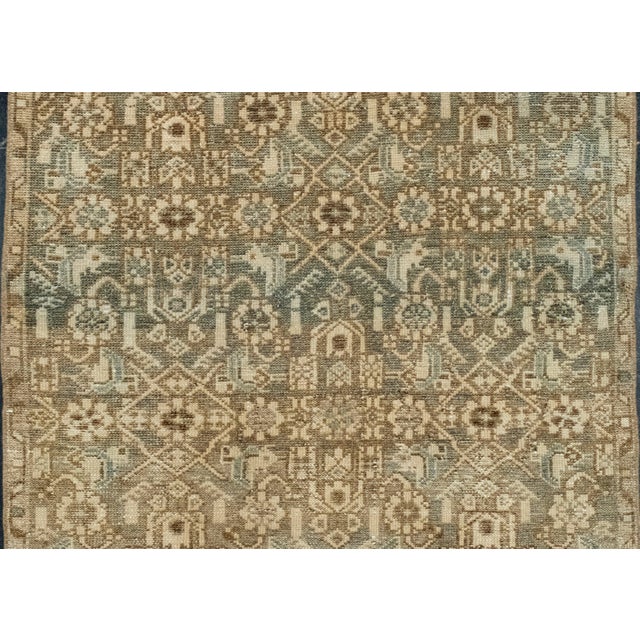 Turkish Oushak Runner Rug 2'8" x 9'5" #17511 For Sale In Houston - Image 6 of 8