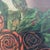 Early 1900s Oil on Canvas Still Life of Roses - Unsigned For Sale In New York - Image 6 of 7