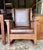 Wood 1910s Mission Oak Stickley Brothers Rocking Chair W/ Leather Upholstery For Sale - Image 7 of 8