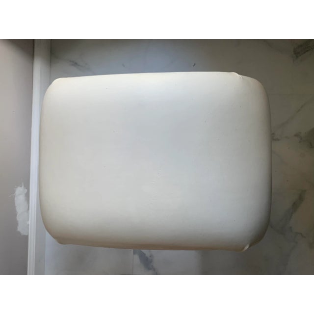 1970s Postmodern Lucite Acrylic Stool Ottoman For Sale - Image 10 of 11