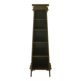 Stickley Roycroft Design Mission Oak Open Bookcase For Sale
