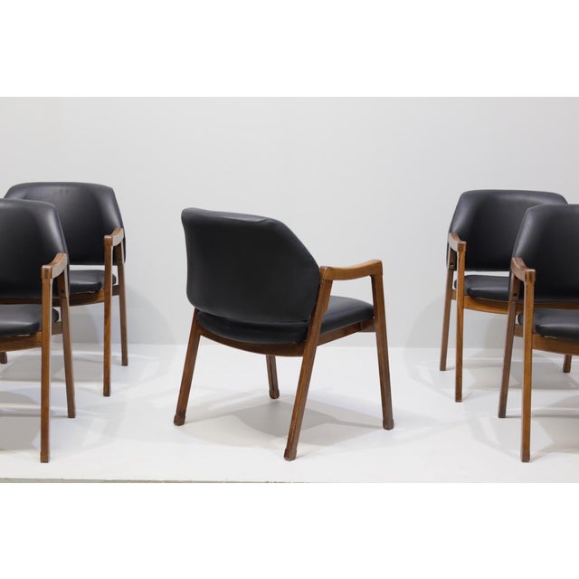 Armchairs by Ico Parisi for Fratelli Reguitti, Italy, 1959, Set of 6 For Sale - Image 13 of 18