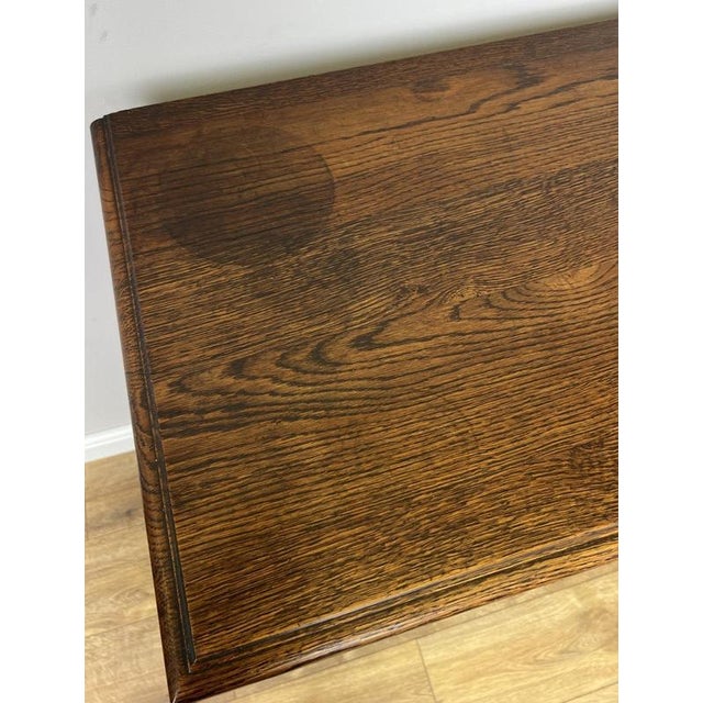 Vintage French Louis Oak Chest of 4 Drawers For Sale - Image 11 of 14