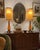 Murano Vintage Mid-Century Modern Amber Murano Style Swirl Glass Table Lamps - a Pair For Sale - Image 4 of 8
