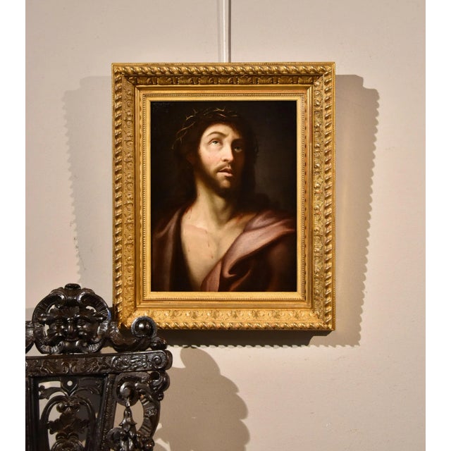 Lombard painter of the 17th century Ecce Homo Oil on canvas (56 x 43 cm., in frame 75 x 63 cm.) Provenance: Florence,...