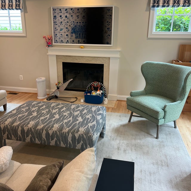 Oversized Stewart Furniture Cocktail Ottoman For Sale - Image 11 of 11