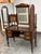 Design Plus Gallery presents an Antique Victorian Style Walnut Dressing Table with Triple Mirrors. This distinctive piece...