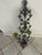 Late 19th Century Wrought Iron and Tole Wall Sconce. European. Measuring 36 inches tall, and 14 inches at widest point,...