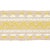 Jute yarns give this embroidered geometric tape an appealing dose of dimension for a textural finishing touch that will...