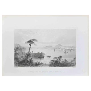 William Henry Bartlett, Dundee from the Opposite Side of the Tay, 19th Century, Lithograph For Sale