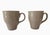Mid-Century Modern Russel Wright Oneida 4-1/2" Tall Mugs - Set of Two - Gray - Euc - New - Unused For Sale - Image 3 of 8