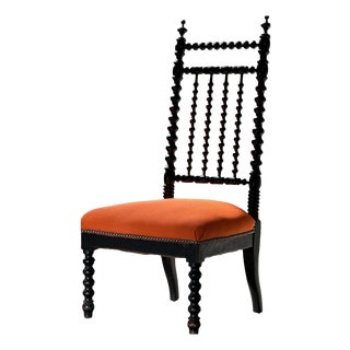 Napoleon III Bobbin-Turned Nurse Chair For Sale