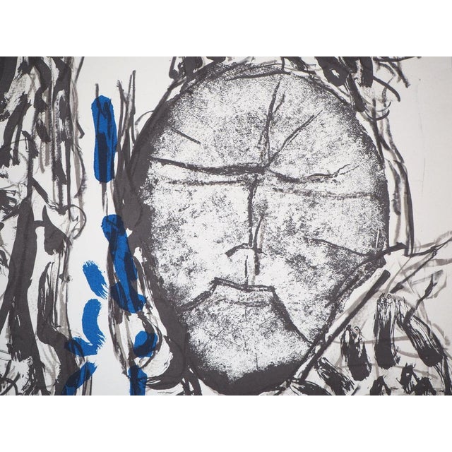 Jean-Paul Riopelle (1923-2002) Exhibition 1974 Original color lithograph poster On poster paper, 53 x 70 cm (approx. 21 x...