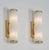 Pair Vintage Art deco light Old Lamp Wall Sconces Fixture Brass & Milk Glass Rod Ship Light Excellent Working Condition...