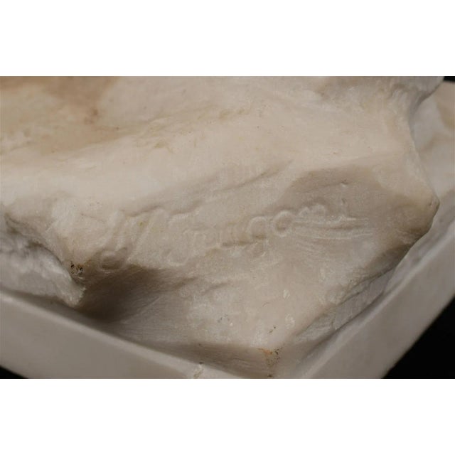 Joseph Frugoni Italian Marble Sculpture of Stalking Lion For Sale - Image 4 of 7