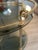 Round Brass and Smoked Glass Serving Trolley, 1970s For Sale - Image 6 of 12