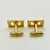 1950s Mid-Century Hollywood Regency Boho Chic “G” Initialed Cufflinks - A Pair. For Sale - Image 6 of 12