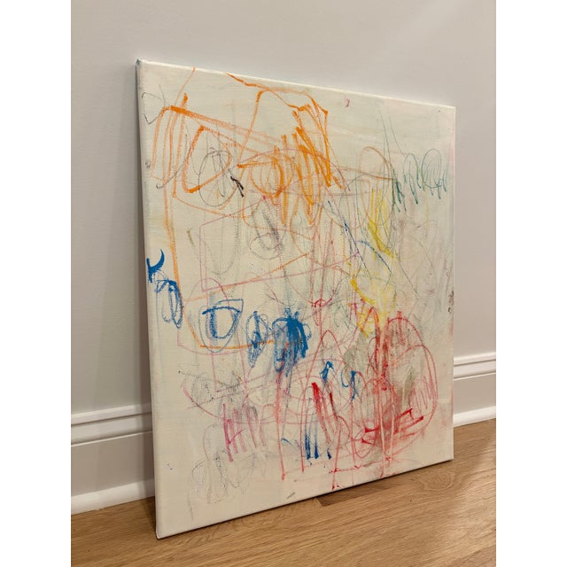 Sarah Trundle Sarah Trundle, Contemporary Abstract Painting, "It's Elementary" For Sale - Image 4 of 5