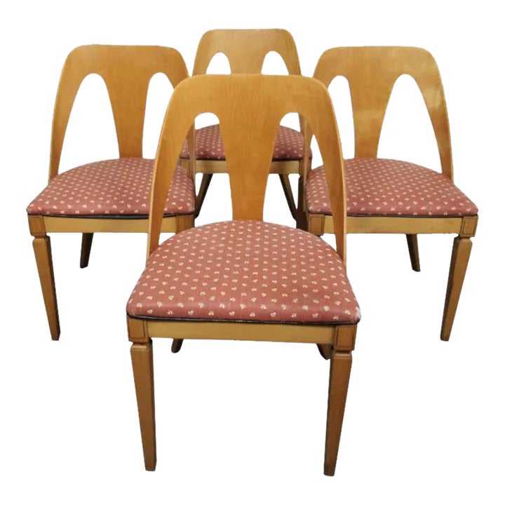 Mid 20th Century Set of Four Vintage Dining Room Chairs Chairish