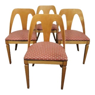 Mid 20th Century Set of Four Vintage Dining Room Chairs For Sale