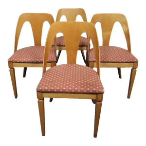 Mid 20th Century Set of Four Vintage Dining Room Chairs
