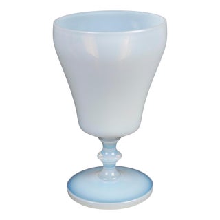 Napoleon III Opaline Glass Chalice, 19th Century For Sale