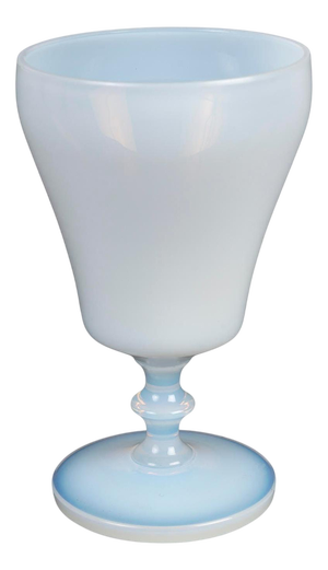 Napoleon III Opaline Glass Chalice, 19th Century