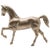 Solid Brass Standing Horse Figure For Sale