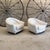 Pair of Vintage 1950s French-Style Plush Ivory Lounge Chairs After Royere For Sale - Image 13 of 13