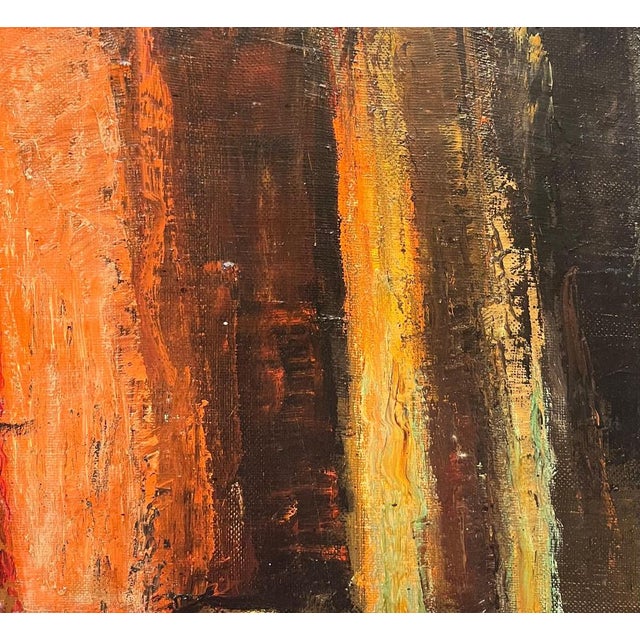 Ernest Voegeli, The Red Plateau, Oil on Canvas For Sale - Image 4 of 11