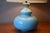 Vintage French Bohemian Blue Ceramic Table Lamp, 1960s For Sale - Image 3 of 10