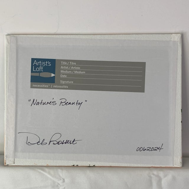 2020s "Nature's Beauty" Contemporary Original Impressionist Style Landscape Painting by Deb Bossert For Sale - Image 5 of 5