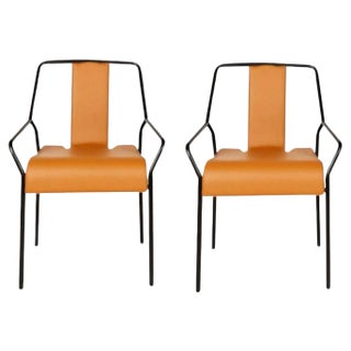 Set of Upholstered Dao Chairs by Shin Azumi For Sale