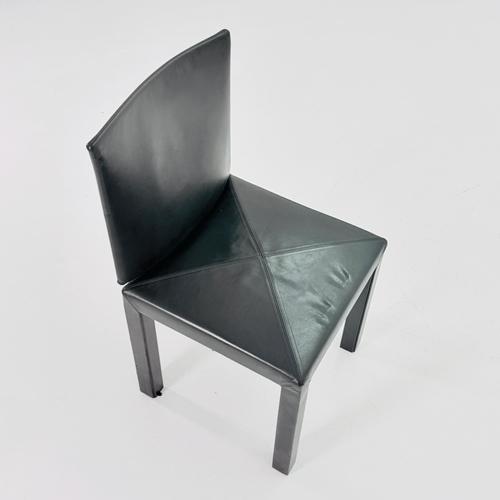 Animal Skin Mid-Century Modern Italian Arcadia Dining Chair by Paolo Piva for B&B Italia, 1980s For Sale - Image 7 of 15