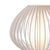 Nova Bloom Torchiere Floor Lamp 72" H - Weathered Brass, White Satin Shade, Dimmable, Bulb Included For Sale - Image 4 of 7