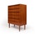 Vintage Danish Mid-Century Six-Drawer Teak Tallboy Dresser 1960s For Sale - Image 4 of 8