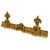 An elegant example of late nineteenth-century French decorative arts, this antique Bar de Cheminée fireplace fender...
