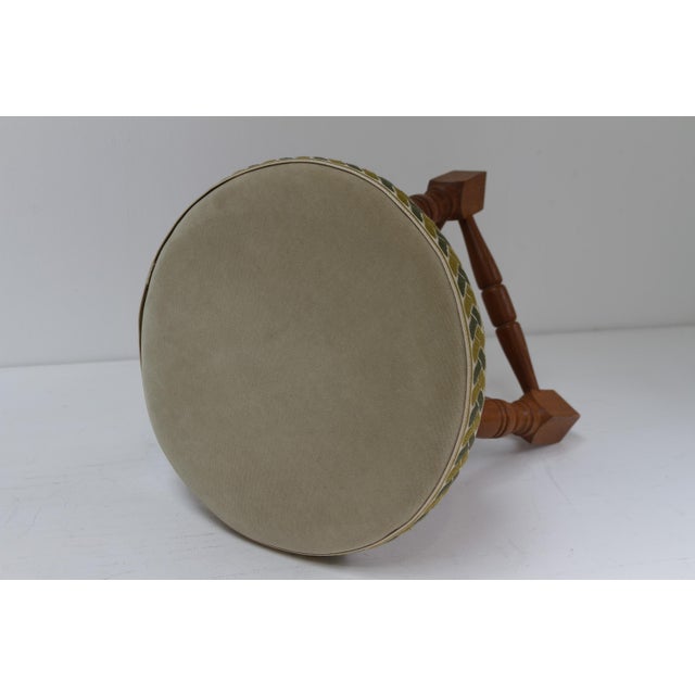 Mid-Century Danish Oak Tripod Stool, 1950s For Sale - Image 13 of 18