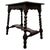 19th Century Antique English Barley-Twist Oak Side Table For Sale - Image 4 of 10
