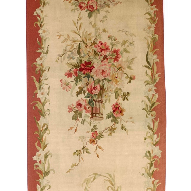 Antique French Aubusson Textile Art For Sale - Image 4 of 5