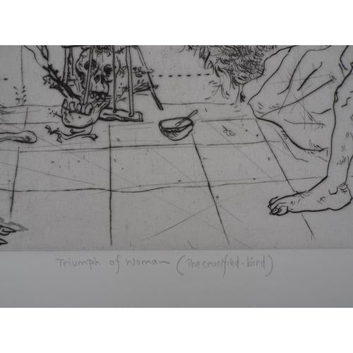 Mordecaï MOREH, Triumph of the woman, Etching For Sale - Image 8 of 10