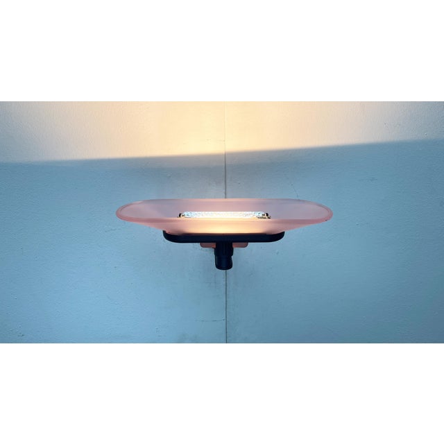 Vintage Italian Pink Jill Sconce from Arteluce, 1970s For Sale - Image 15 of 18