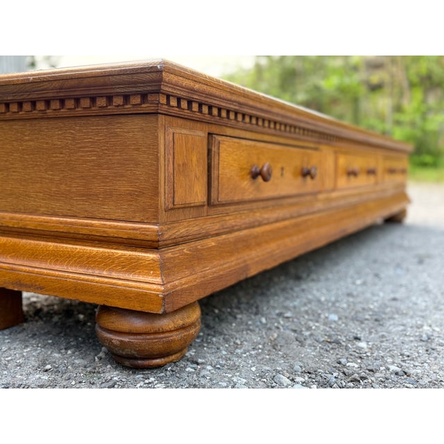 Low Danish Art Deco Sideboards in Oak, 1940s, in Good conditions. Designed 1920 to 1949