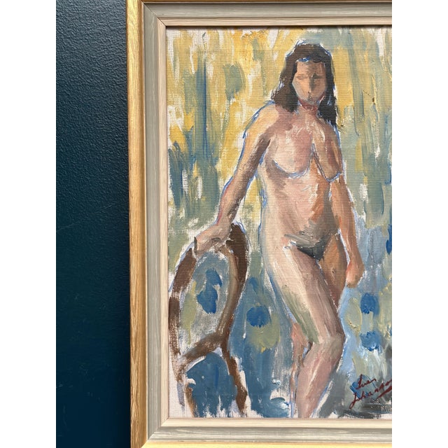 Sven Johansson, Nude Model Study, 1960s, Oil on Canvas, Framed For Sale - Image 7 of 14