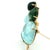 Italian Mid-Century Convertible Aquamarine & Green Tourmaline 14k Brooch Ring For Sale - Image 12 of 14