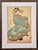 Set of 2 Edo era (ca 1850) Japanese woodblock prints of Bijin-ga / Geishas / Courtesans in kimonos. The first print is by...
