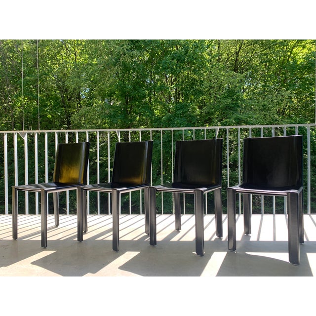 Vintage Chairs by Carlo Bartoli for Matteo Grassi, 1990s, Set of 4 For Sale - Image 16 of 18