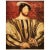 Sand 1955 After Jean Clouet "Portrait of Francis I", First Edition Vintage Full-Color Print For Sale - Image 8 of 8