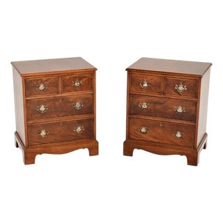 Antique Georgian Bedside Chests, 1900s, Set of 2 For Sale