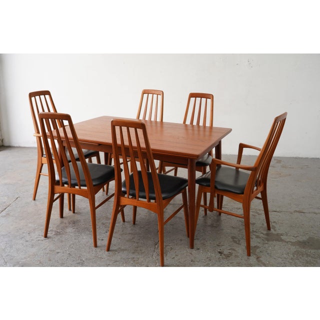 1960s Beautiful Danish Mid Century Modern Teak Dining Table Professionally Refinished For Sale - Image 9 of 9